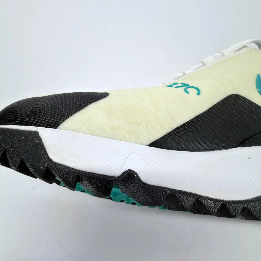 Nike Air Max 270 Golf Shoes Men 8 White Dusty Cactus CK6483-100 Lace Up Sporty - Picture 10 of 12
